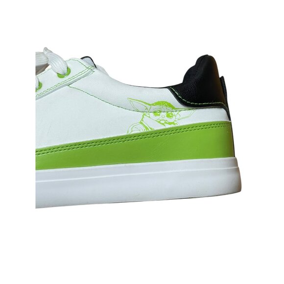 Star Wars Mandalorian White & Green Sneakers Size 13 - Picture 9 of 10